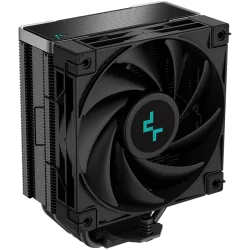 DeepCool AK400 Zero Dark, CPU Air Cooler, 1x120mm PWM Fan, TDP 220W, 4 Heatpipes, LGA1851/1700/1200/115x, AMD AM5/AM4, 127x97x15