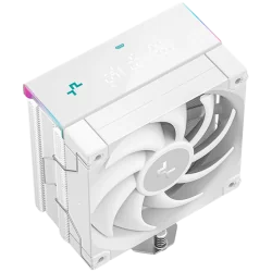 DeepCool AK400 DIGITAL PRO WH, CPU Air Cooler, 1x120mm FT12 SE PWM Fan, Digital Display, ARGB, Core Touch Technology 2.0, 4 Heat