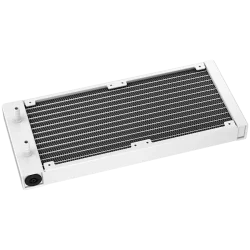 DeepCool LE240 WH V2, 240mm CPU Liquid Cooler, 2x120mm PWM ARGB Fans, ARGB block, White, LGA1851/1700/1200/1151/1150/1155, AMD A