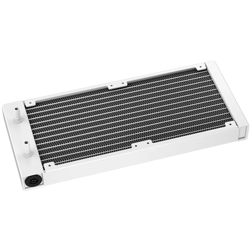 DeepCool LE240 WH V2, 240mm CPU Liquid Cooler, 2x120mm PWM ARGB Fans, ARGB block, White, LGA1851/1700/1200/1151/1150/1155, AMD A