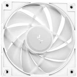 DeepCool LE240 WH V2, 240mm CPU Liquid Cooler, 2x120mm PWM ARGB Fans, ARGB block, White, LGA1851/1700/1200/1151/1150/1155, AMD A