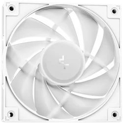 DeepCool LE240 WH V2, 240mm CPU Liquid Cooler, 2x120mm PWM ARGB Fans, ARGB block, White, LGA1851/1700/1200/1151/1150/1155, AMD A