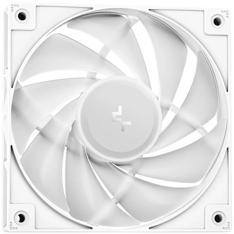 DeepCool LE240 WH V2, 240mm CPU Liquid Cooler, 2x120mm PWM ARGB Fans, ARGB block, White, LGA1851/1700/1200/1151/1150/1155, AMD A