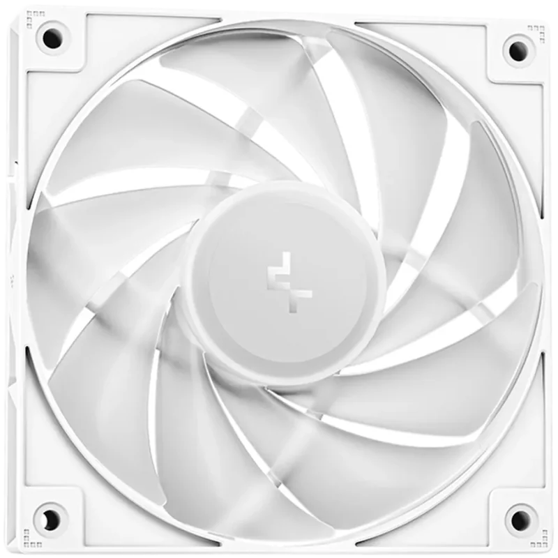 DeepCool LE240 WH V2, 240mm CPU Liquid Cooler, 2x120mm PWM ARGB Fans, ARGB block, White, LGA1851/1700/1200/1151/1150/1155, AMD A