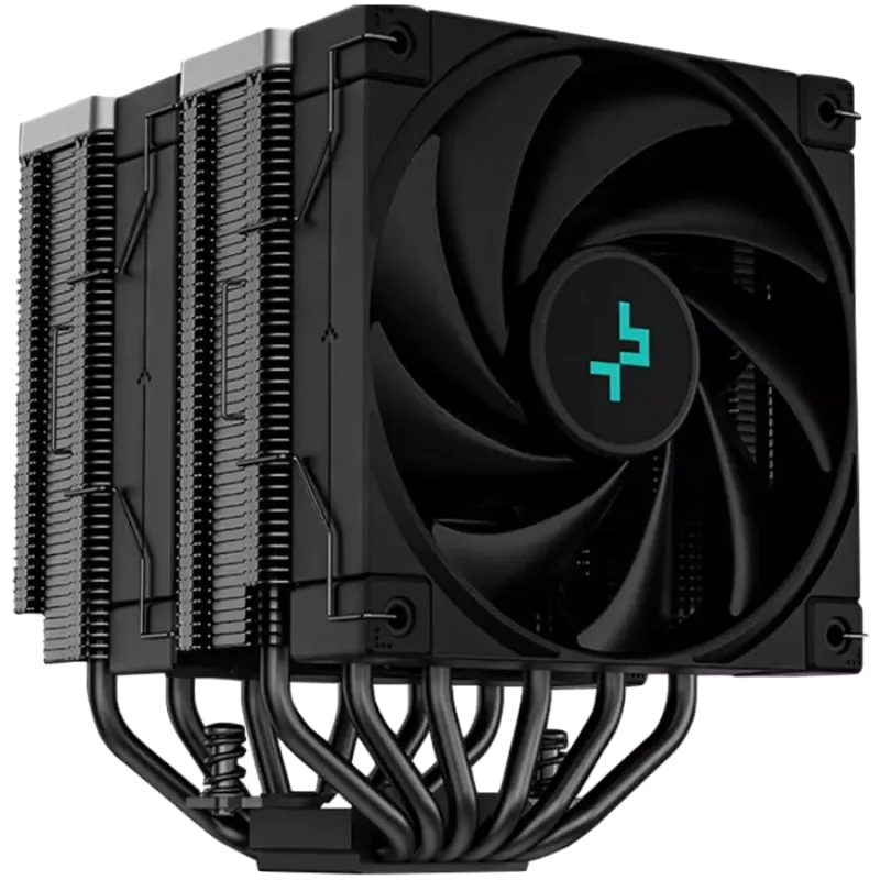 DeepCool AK620 Zero Dark, CPU Air Cooler, 1x120mm FK120 PWM FDB Fan, ARGB, 6 Heatpipes, Fluid Dynamic Bearing, LGA2066/2011-v3/2