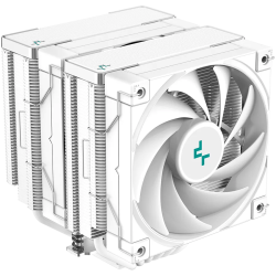 DeepCool AK620 WH, CPU Air Cooler, 2x120mm PWM FDB Fan, TDP 260W, 6 Heatpipes, White, LGA2066/2011-v3/2011/1700/1200/115x, AMD A