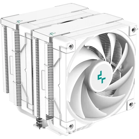 DeepCool AK620 WH, CPU Air Cooler, 2x120mm PWM FDB Fan, TDP 260W, 6 Heatpipes, White, LGA2066/2011-v3/2011/1700/1200/115x, AMD A