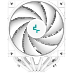 DeepCool AK620 WH, CPU Air Cooler, 2x120mm PWM FDB Fan, TDP 260W, 6 Heatpipes, White, LGA2066/2011-v3/2011/1700/1200/115x, AMD A