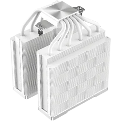 DeepCool AK620 WH, CPU Air Cooler, 2x120mm PWM FDB Fan, TDP 260W, 6 Heatpipes, White, LGA2066/2011-v3/2011/1700/1200/115x, AMD A
