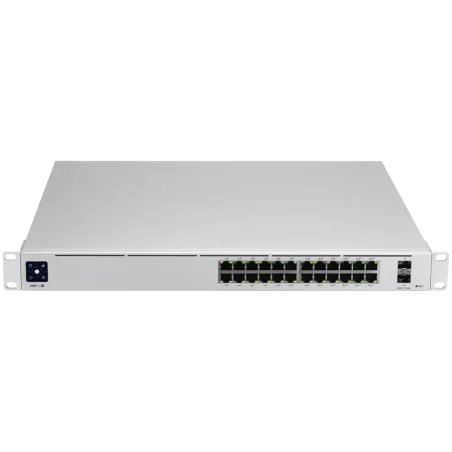 Ubiquiti USW-Pro-24-POE-EU configurable Gigabit Layer2 and Layer3 switch with auto-sensing 802.3at PoE+ and 802.3bt PoE++ - 1