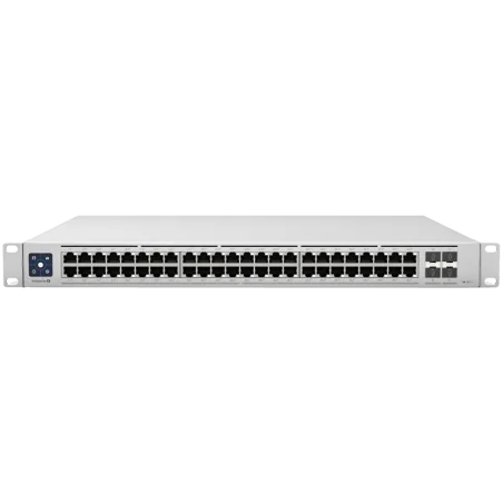 Ubiquiti Enterprise Layer 3, PoE switch with (48) 2.5GbE, 802.3at PoE+ RJ45 ports and (4) 10G SFP+ ports - 1