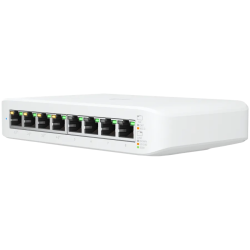 UBIQUITI Lite 8 PoE (4) GbE PoE+, (4) GbE ports 52W total PoE availability Wall mountable. - 1