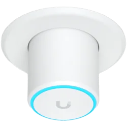 UBIQUITI U6 Mesh, WiFi 6, 6 spatial streams, 140 m² (1,500 ft²) coverage, 300+ connected devices, Powered using PoE, GbE uplink,