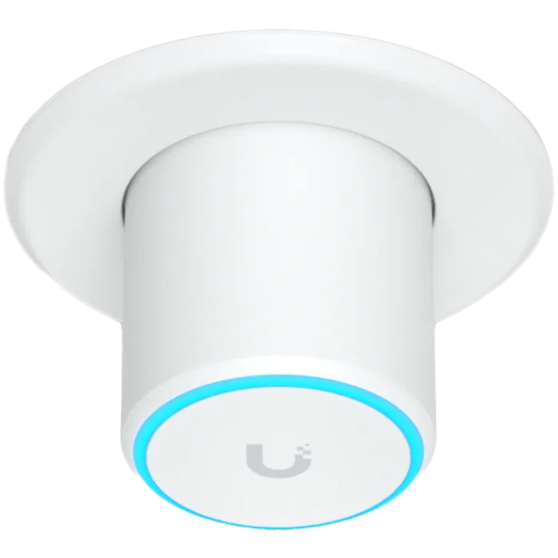 UBIQUITI U6 Mesh, WiFi 6, 6 spatial streams, 140 m² (1,500 ft²) coverage, 300+ connected devices, Powered using PoE, GbE uplink,