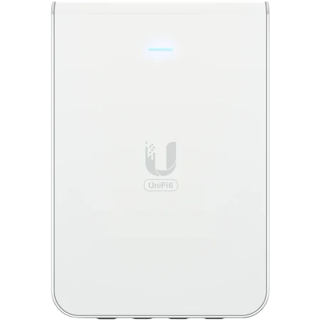 UniFi6 In-Wall. Wall-mounted WiFi 6 access point with a built-in PoE switch. - 1