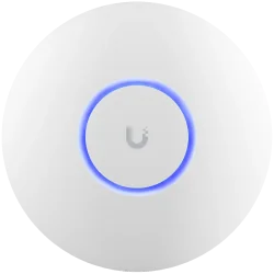 UBIQUITI U6+, WiFi 6, 4 spatial streams, 140 m² (1,500 ft²) coverage, 300+ connected devices, Powered using PoE, GbE uplink. - 1