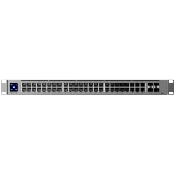 Ubiquiti 48-port, Layer 3 switch 2.5 GbE and PoE++ output, 16x 2.5 GbE ports including (8) PoE+ and (8) PoE++, 32x GbE ports inc