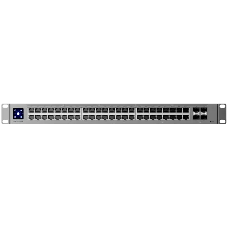 Ubiquiti 48-port, Layer 3 switch 2.5 GbE and PoE++ output, 16x 2.5 GbE ports including (8) PoE+ and (8) PoE++, 32x GbE ports inc