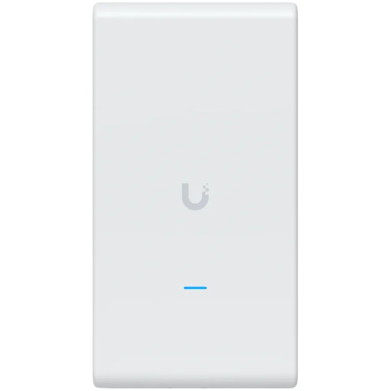 Ubiquiti U6-Mesh-Pro-EU Indoor/outdoor WiFi 6 AP with 4 spatial streams, an integrated super antenna, and a gigabit passthrough 