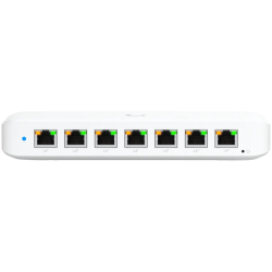 Ubiquiti USW-Ultra-210W-EU compact, Layer 2, 8-port GbE PoE switch with versatile mounting options, 7x GbE PoE+ output ports, Gb