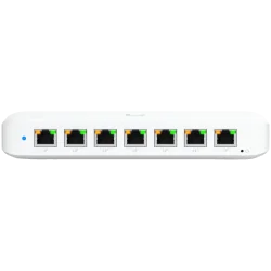 Ubiquiti USW-Ultra-210W-EU compact, Layer 2, 8-port GbE PoE switch with versatile mounting options, 7x GbE PoE+ output ports, Gb