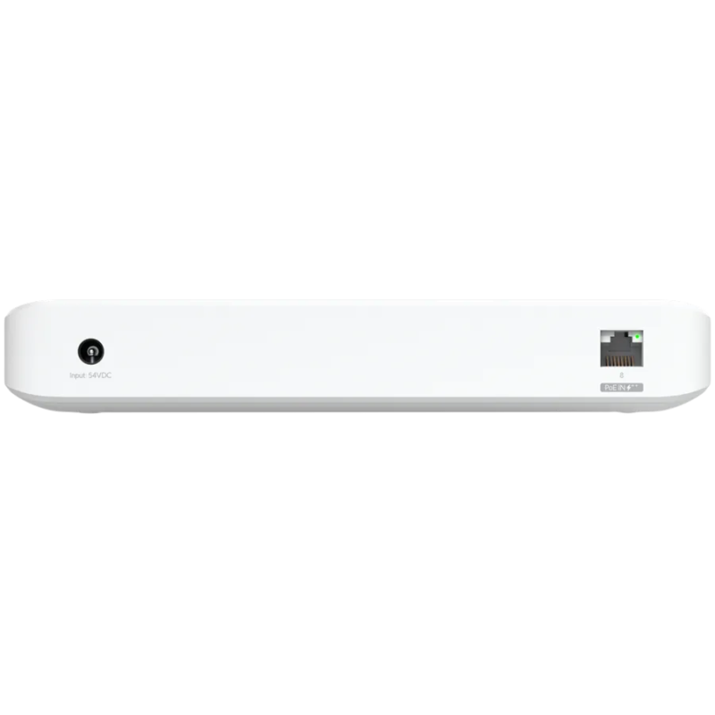 Ubiquiti USW-Ultra-210W-EU compact, Layer 2, 8-port GbE PoE switch with versatile mounting options, 7x GbE PoE+ output ports, Gb