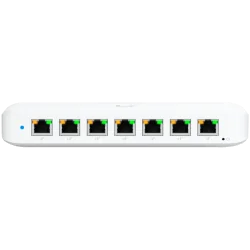 Ubiquiti USW-Ultra-60W Layer 2, 8-port GbE PoE switch: 7x GbE PoE+ output ports, GbE port with optional PoE++ input - 1