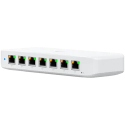 Ubiquiti USW-Ultra-60W Layer 2, 8-port GbE PoE switch: 7x GbE PoE+ output ports, GbE port with optional PoE++ input - 2