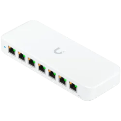 Ubiquiti USW-Ultra-60W Layer 2, 8-port GbE PoE switch: 7x GbE PoE+ output ports, GbE port with optional PoE++ input - 3