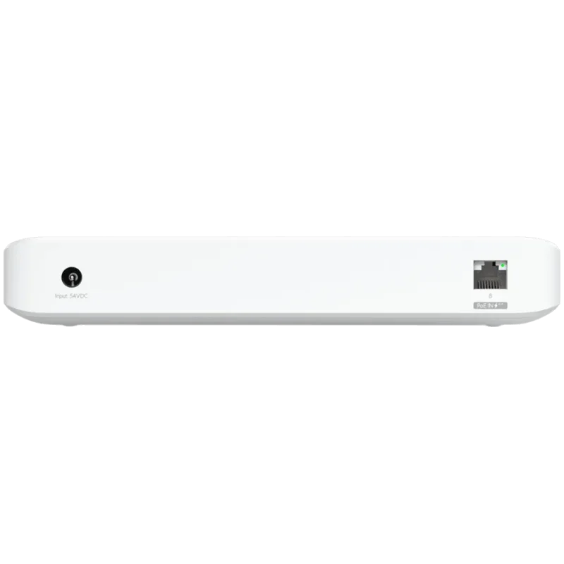 Ubiquiti USW-Ultra-60W Layer 2, 8-port GbE PoE switch: 7x GbE PoE+ output ports, GbE port with optional PoE++ input - 1