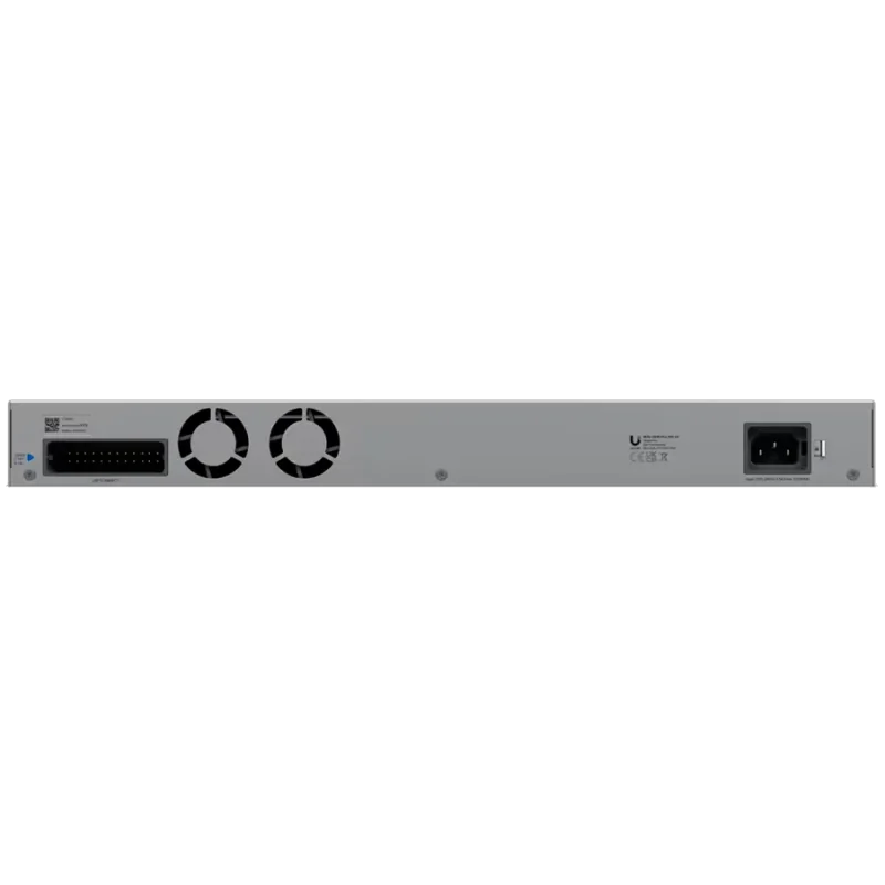 Ubiquiti Layer 3 Etherlighting switch USW-PRO-HD-24-EU, (22) 2.5 GbE, (2) 10 GbE ports, (4) 10G SFP+ ports. DC power backup read