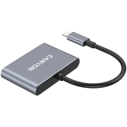 CANYON hub DS-3 3in1 USB-C Dark Grey - 3
