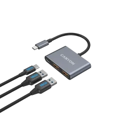 CANYON hub DS-3 3in1 USB-C Dark Grey - 5
