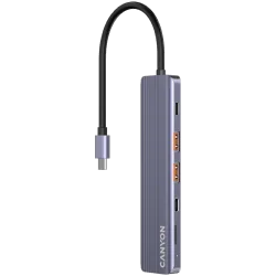 CANYON hub DS-17 6in1 4k USB-C Grey - 1