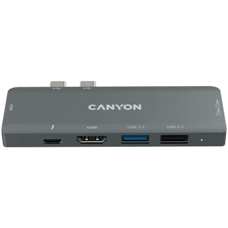 CANYON hub DS-5 7in1 Thunderbolt 3 Space Grey - 1