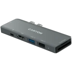 CANYON hub DS-5 7in1 Thunderbolt 3 Space Grey - 2