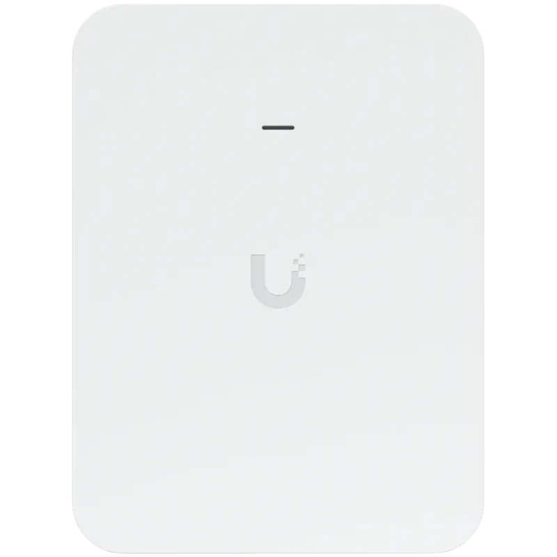 Ubiquiti U7-Pro-Wall mounted WiFi 7 AP with 6 spatial streams and 6 GHz support tailored for home builders with seamless install