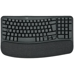 LOGITECH Wave Bluetooth ergonomic keyboard - GRAPHITE - US INT'L - 1