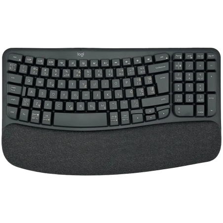 LOGITECH Wave Bluetooth ergonomic keyboard - GRAPHITE - US INT'L - 1