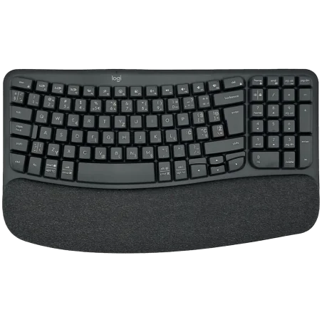 LOGITECH Wave Bluetooth ergonomic keyboard - GRAPHITE - US INT'L - 1