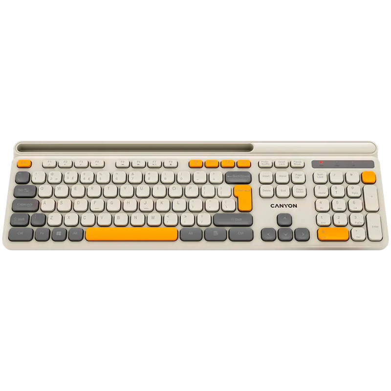 CANYON keyboard HKB-W03 EN AAA Wireless Beige - 1