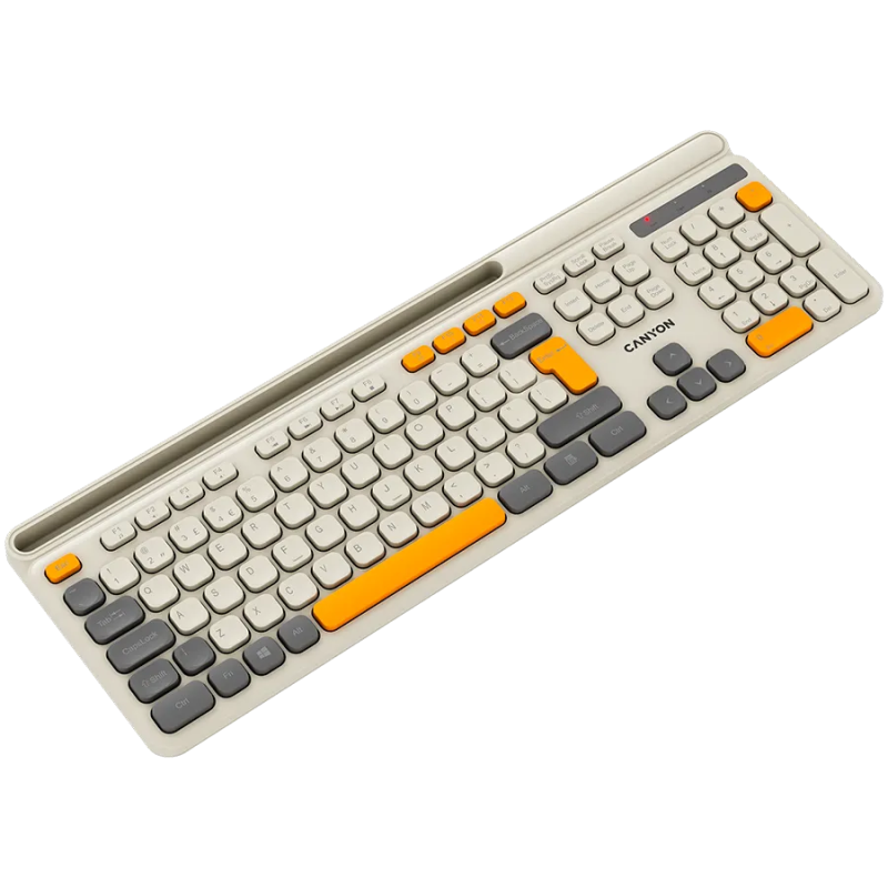 CANYON keyboard HKB-W03 EN AAA Wireless Beige - 1