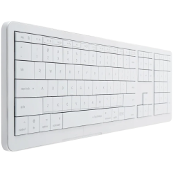 CLEVETURA CLVX 1 Touch-On-Keys AI Wireless Keyboard, ANSI US Mac layout, Scissor Switches, Aluminum Chassis, Interactive RGB, Ma