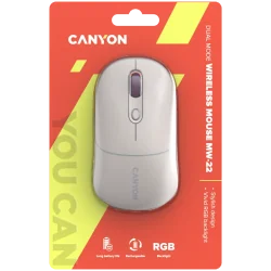 CANYON mouse MW-22 2in1 BT/ Wireless Rice - 6