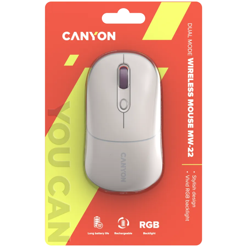CANYON mouse MW-22 2in1 BT/ Wireless Rice - 1