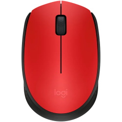 LOGITECH M171 Wireless Mouse - RED - 1