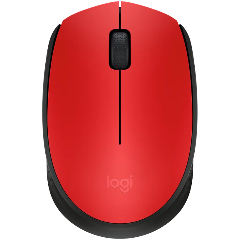 LOGITECH M171 Wireless Mouse - RED - 1