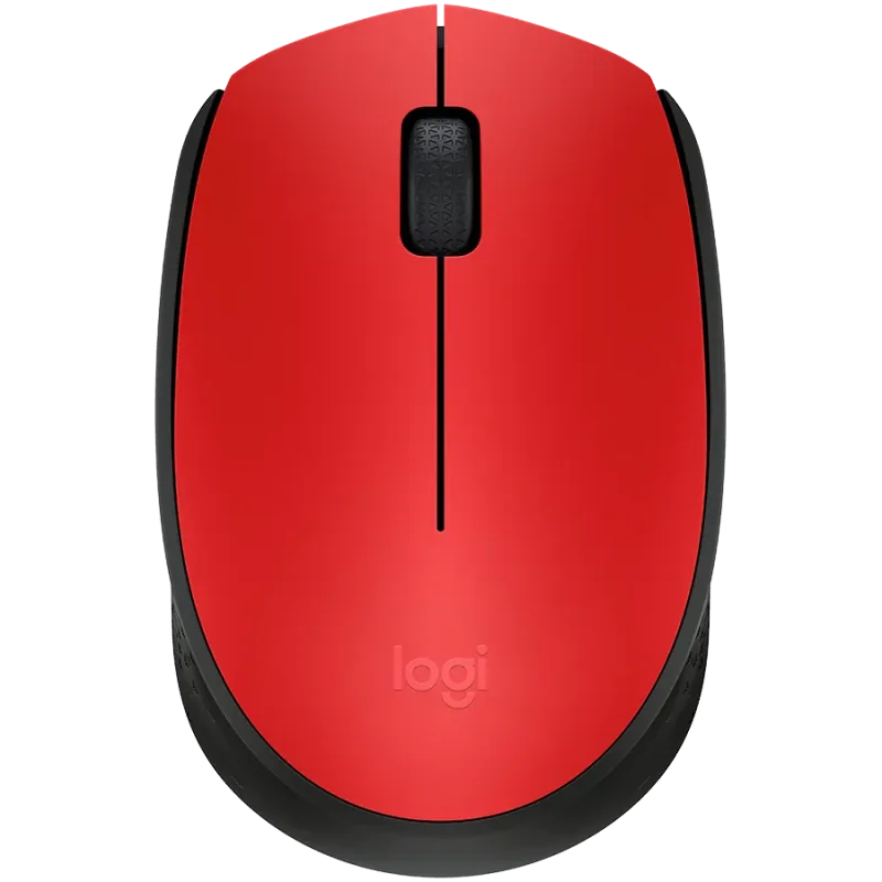 LOGITECH M171 Wireless Mouse - RED - 1