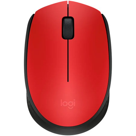 LOGITECH M171 Wireless Mouse - RED - 1