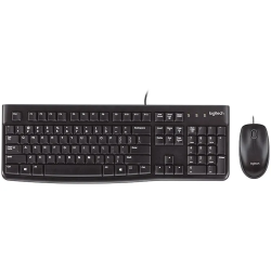 LOGITECH MK120 Corded Combo - BLACK - USB - US INT'L - EER - 1